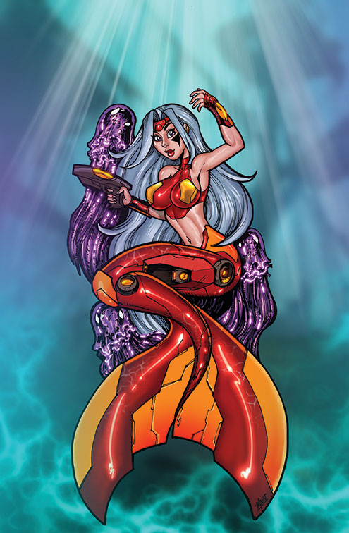 Nira-X: Dark Seas #3 Mermaid Variant