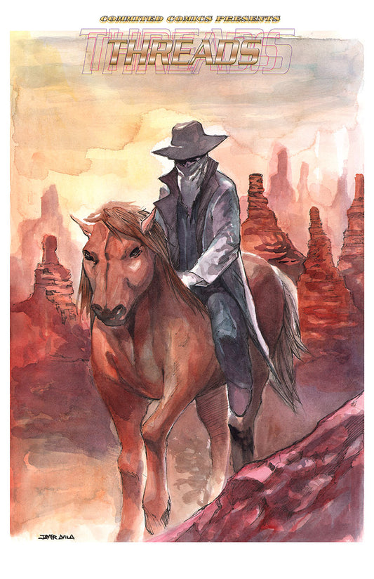 Black Rider Watercolor Print